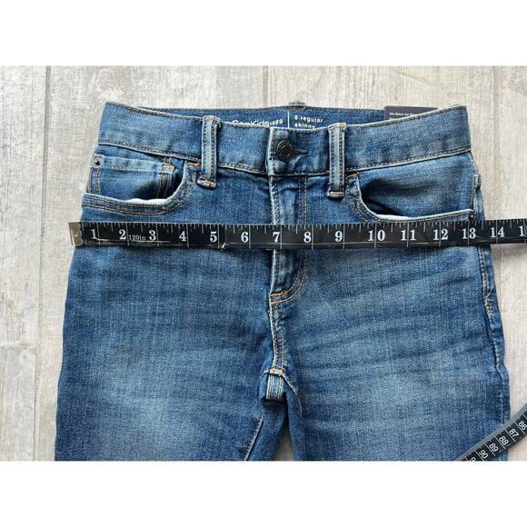 Gap Kids Boys Stretch Denim Jeans Washwell NEW Skinny Leg Medium Wash 8 Regular - Picture 6 of 9